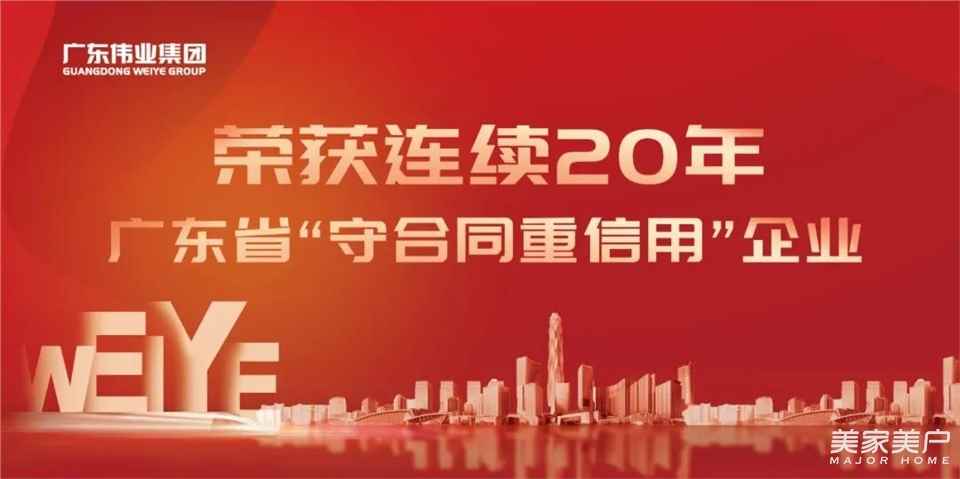 立信而行！我的偉業連續二十年獲評“守合同重信用”企業