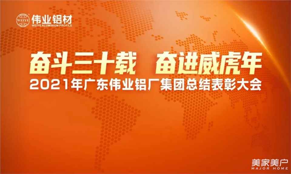 奮斗三十載 奮進威虎年 | 2021偉業鋁廠集團總結大會隆重召開